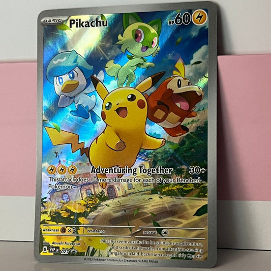 Pikachu Promo #27 Paldea Evolved