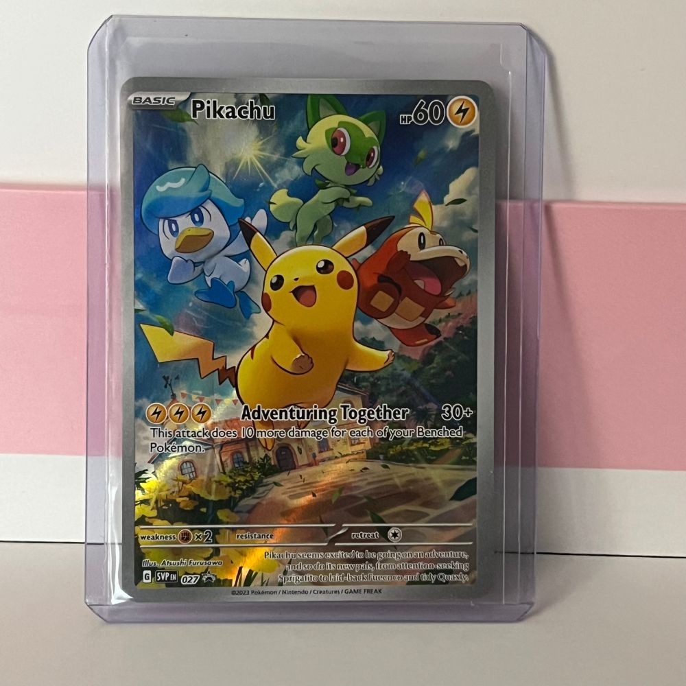 Pikachu Promo #27 Paldea Evolved